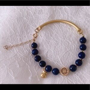 COPY - - lapis lazuli Bracelet A-5